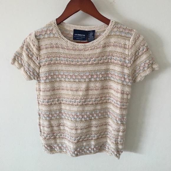 Vintage Pastel Sweater Top - Picture 8 of 10